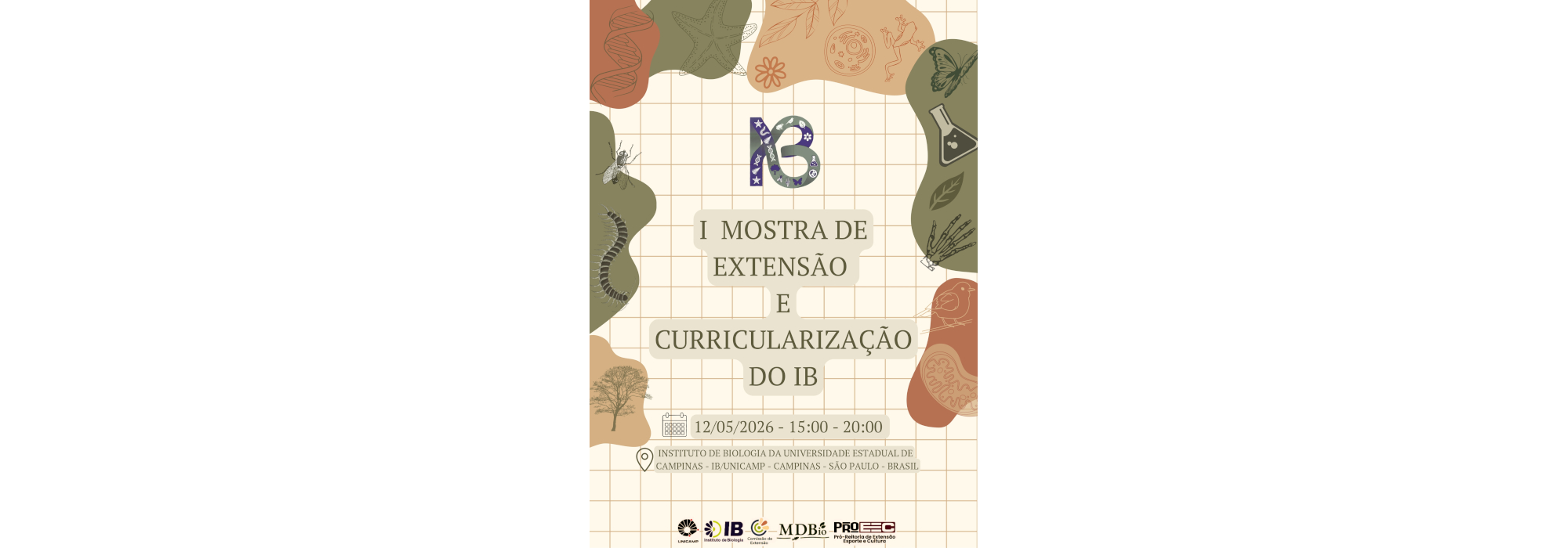 I Mostra de Extensão e Curricularização do IB